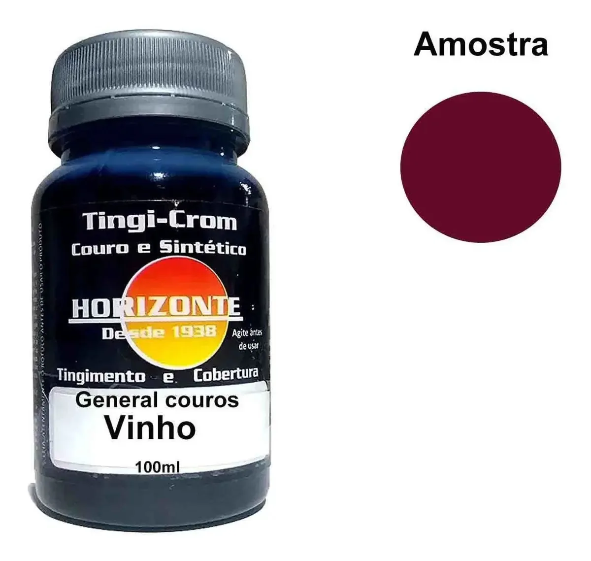 Tinta Para Couro Vinho Tingicr 100ml Couros E Sintético