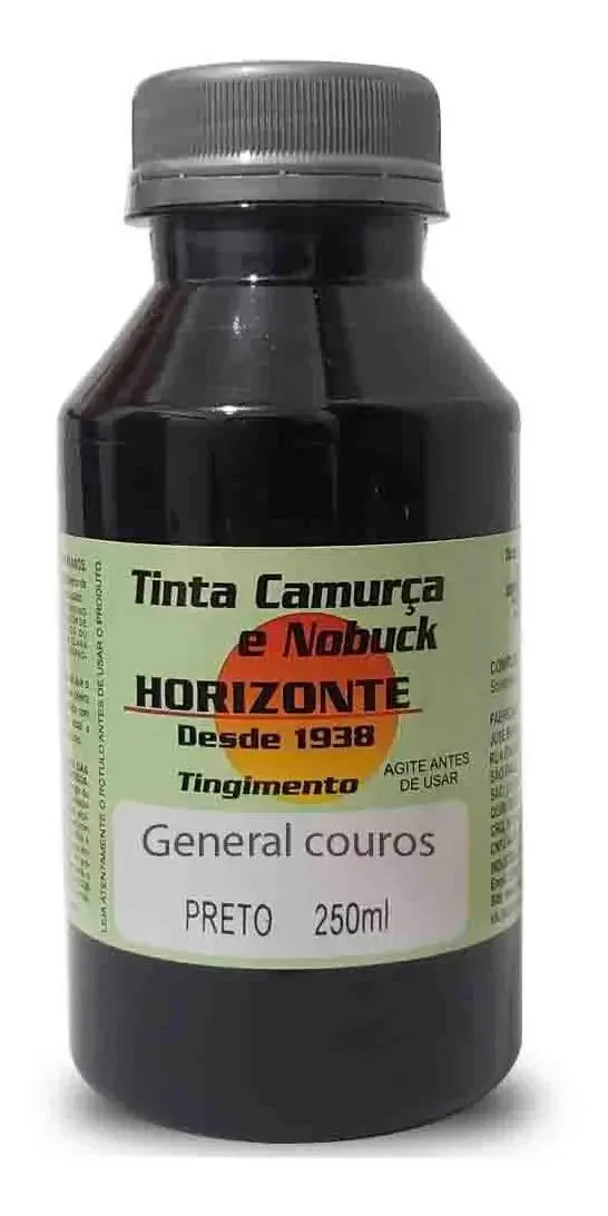 Tinta Para Couro Camurça E Nobuck Horizonte 250ml