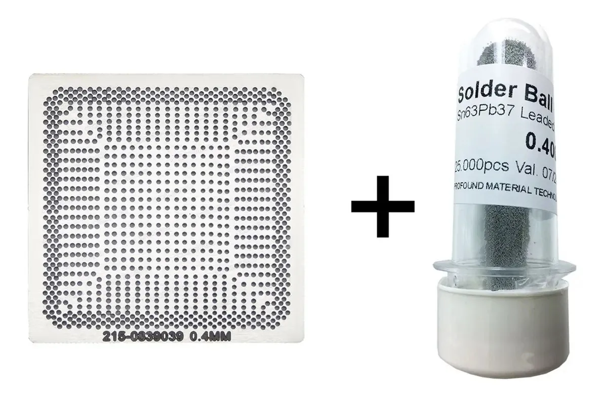 Kit Stencil 215-0839039 Bga Reballing+ Solda Esfera