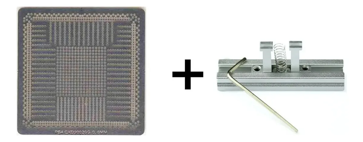 Kit Stencil Ps4 Gpu Cxd90026g Bga Reballing+suporte
