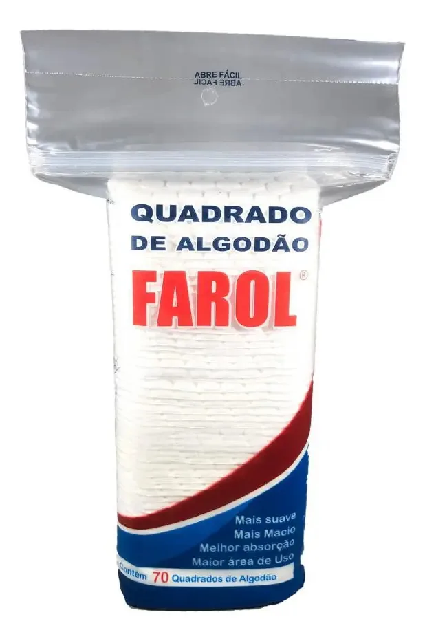 Algodão Quadrado Limpeza Facial Multiuso Remove Maquiagem