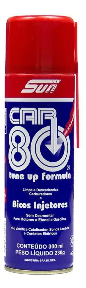 Descarbonizante Automotivo Car80 300ml Limpa TBI e Catalisador
