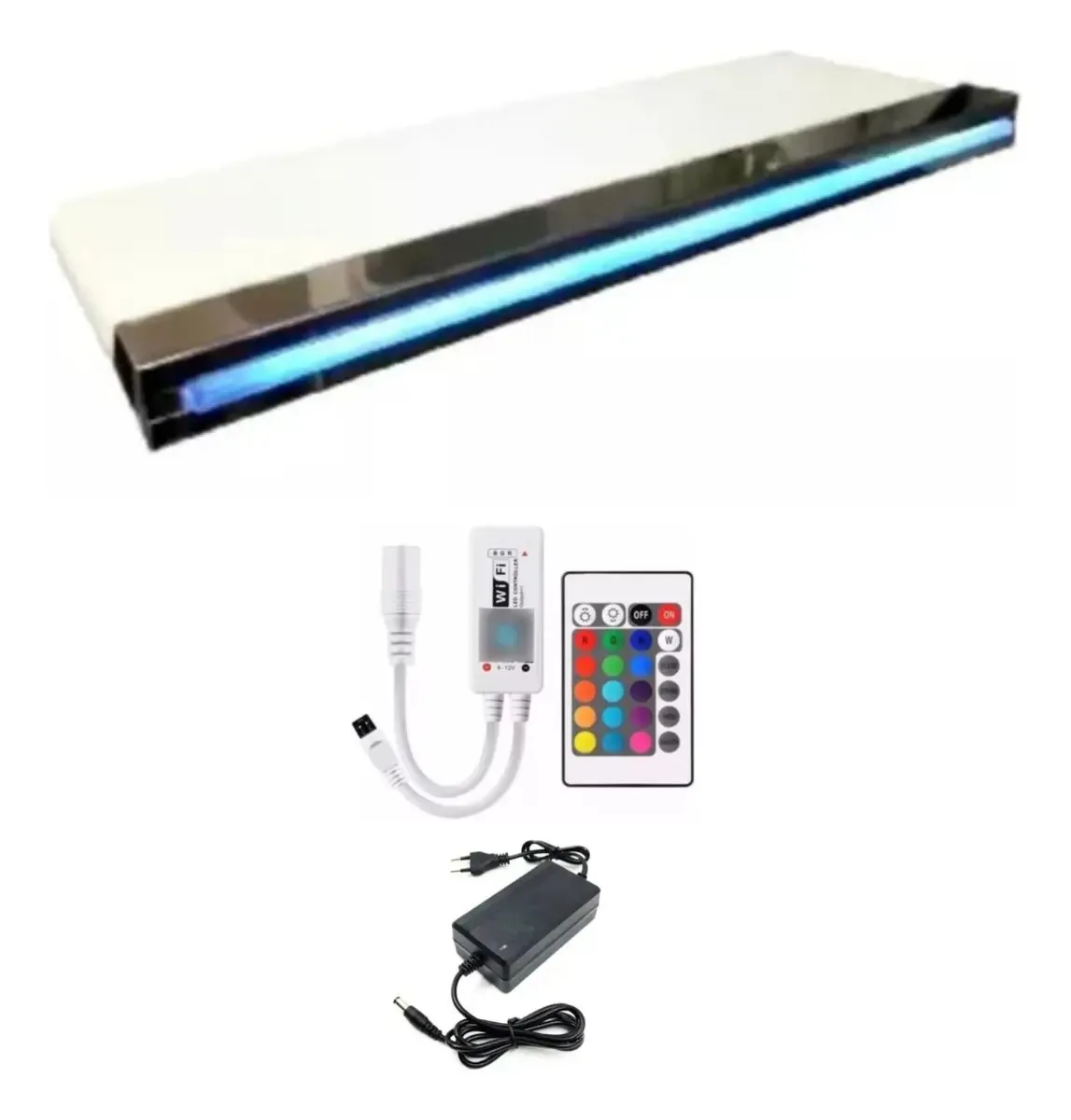 Cascata RCN Piscinas em Aço Inox com LED RGB e Comando Wi-Fi