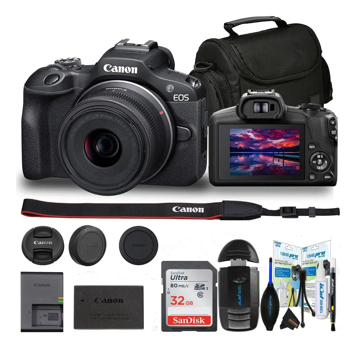 Canon Eos Dslr Color Negro