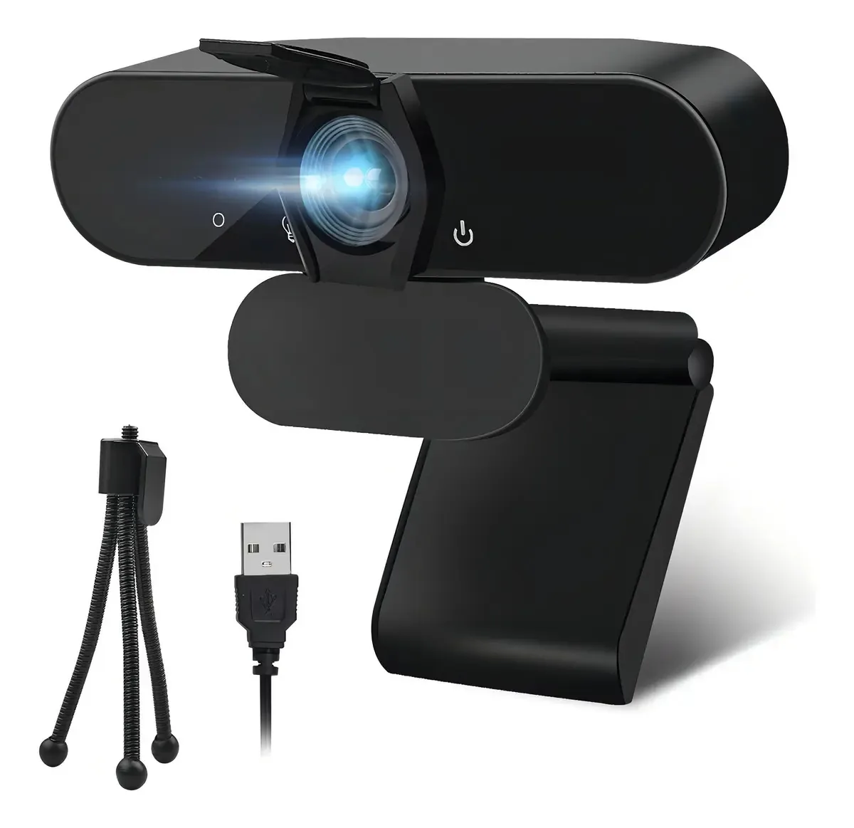 Câmera web Kuiiyer USB KU112 2K 30FPS cor preto