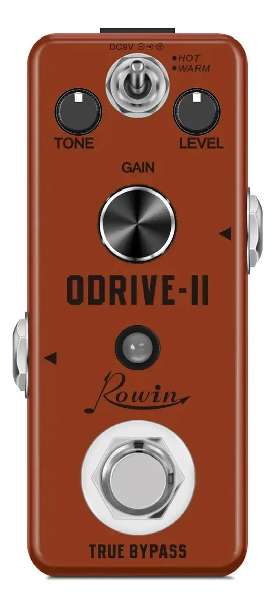 Pedais de efeitos de guitarra analógicos Rowin True Bypass Color LEF-302b