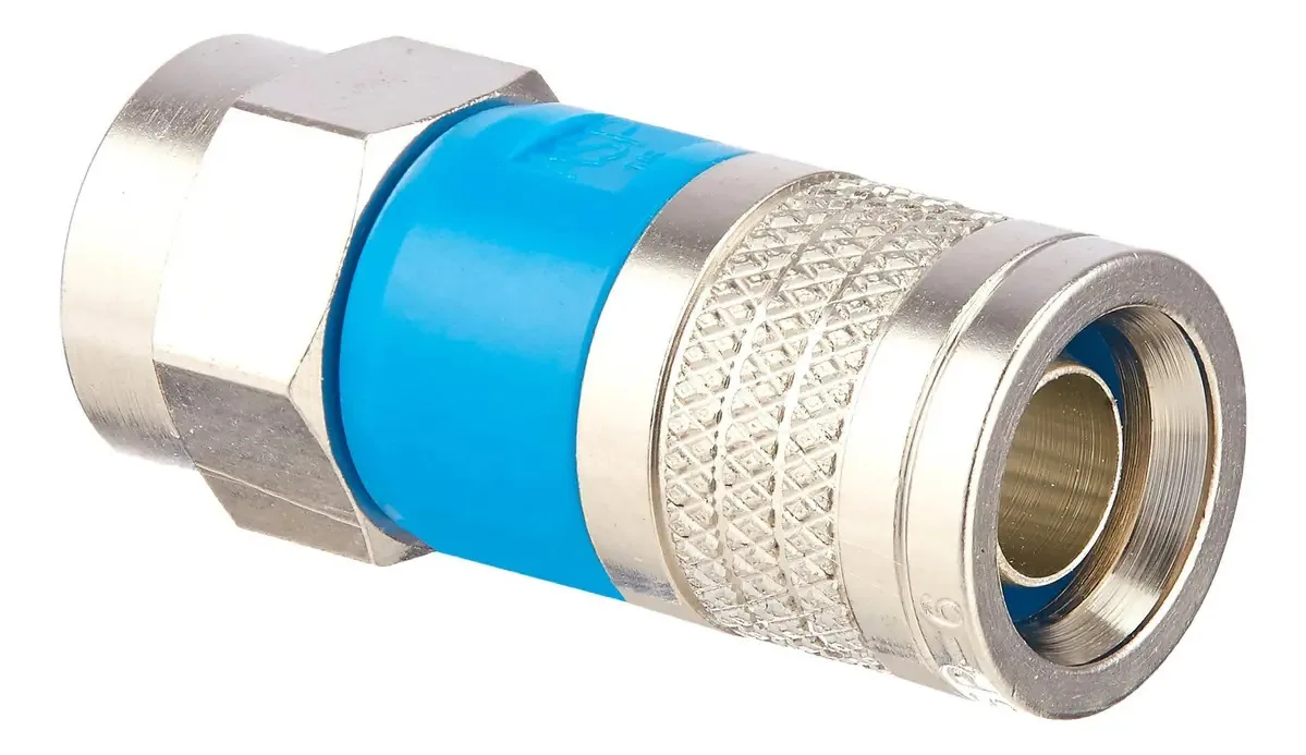 Morris 45075 F - Conectores de compressão machos, pacote Rg6
