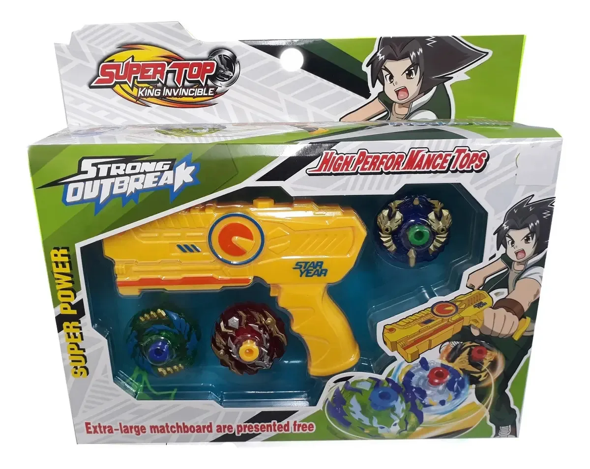 Pião com pistola de arremesso Ploppy.6 374896