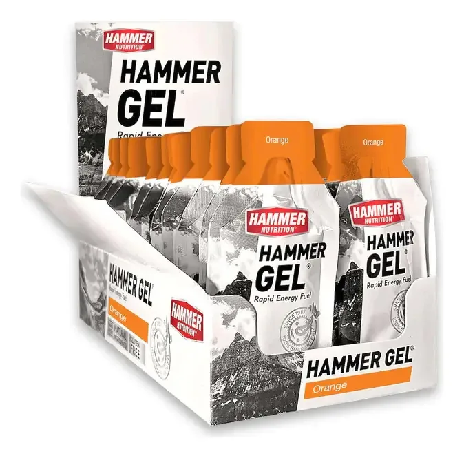 Gel energético Hammer Nutrition 24 sachês 792g sabor laranja