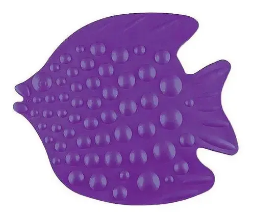 Tapete Para Box Banheiro - Infantil Lilás 55 X 46 Cm