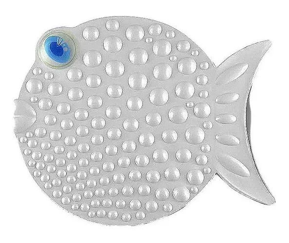 Tapete Para Box Peixe Branco 56 Cm X 45 Cm