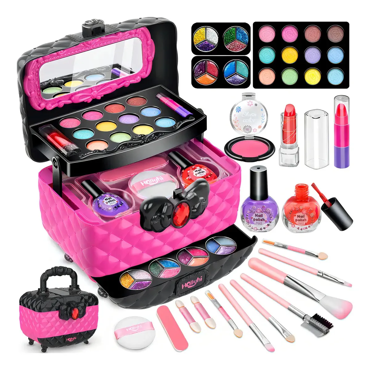 Kits de maquiagem infantil Hollyhi