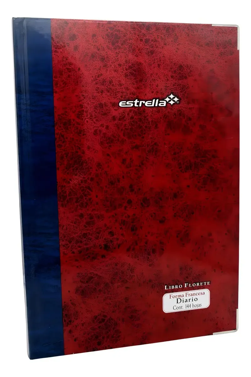 Libro Estrella Florete Frances 144 Hojas, 34.9x23.7 /vc