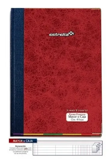 Livro Florete Forma Francesa Maior Ou Caixa 48 Folhas Estrela