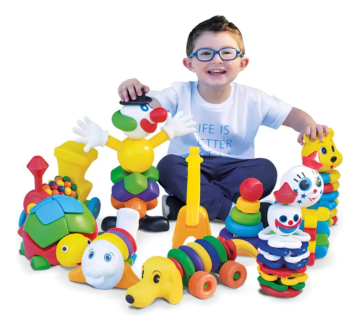 Blocos De Montar Grande - 10 Brinquedos Educativos De Montar
