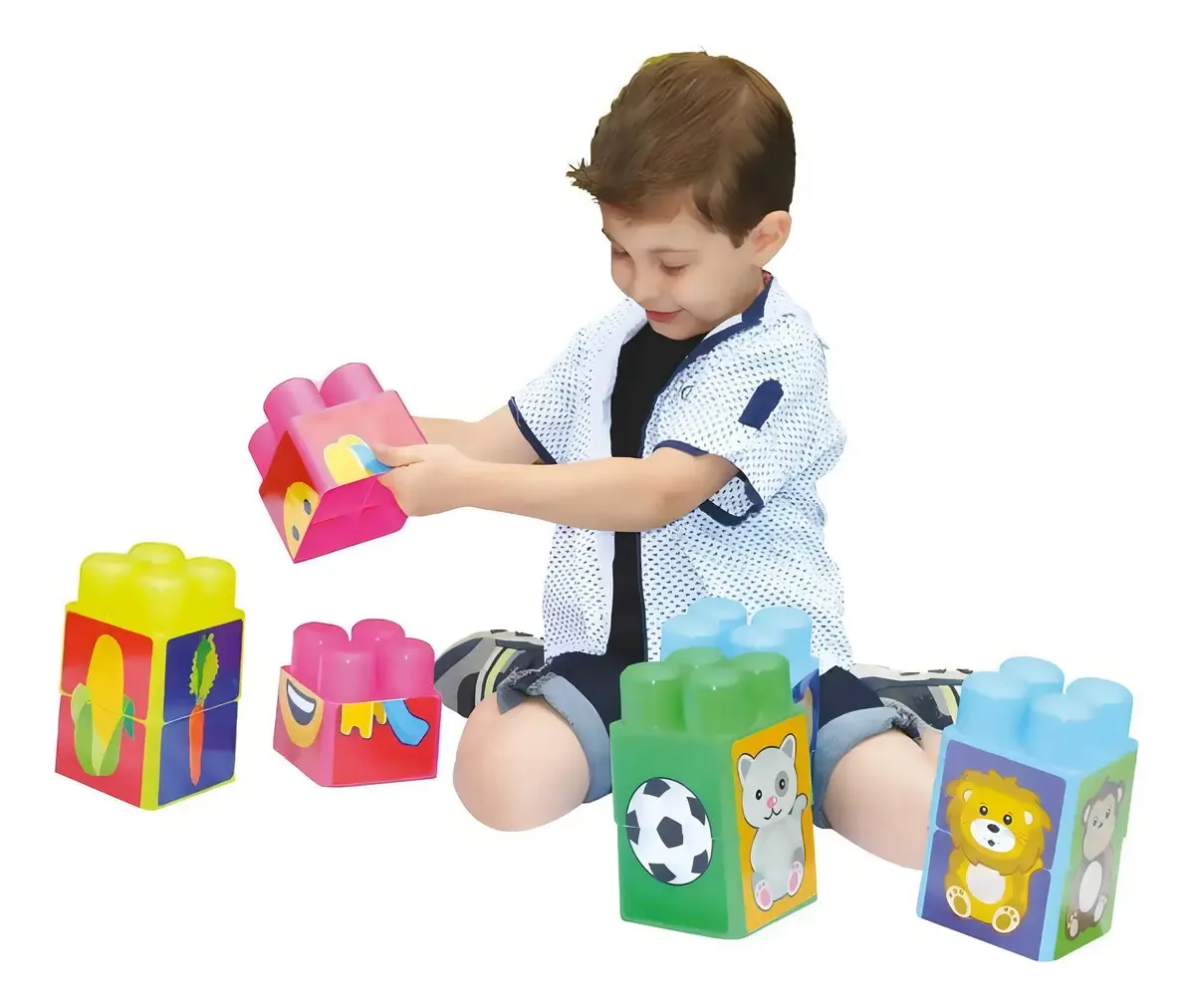 Blocos De Montar -blocos De Encaixe Primeira Infancia
