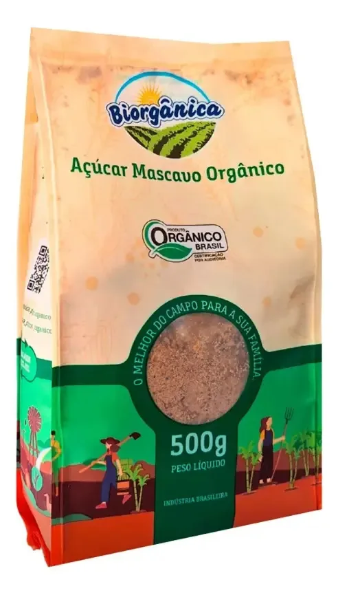 Açúcar Mascavo Orgânico Biorgânica 500g