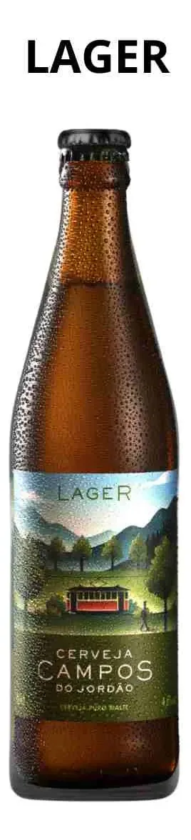 Cerveja Campos do Jordão Lager Puro Malte 500ml