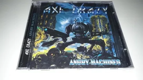 CD Axe Crazy Angry Machines Rock Metal Álbum Internacional 2014