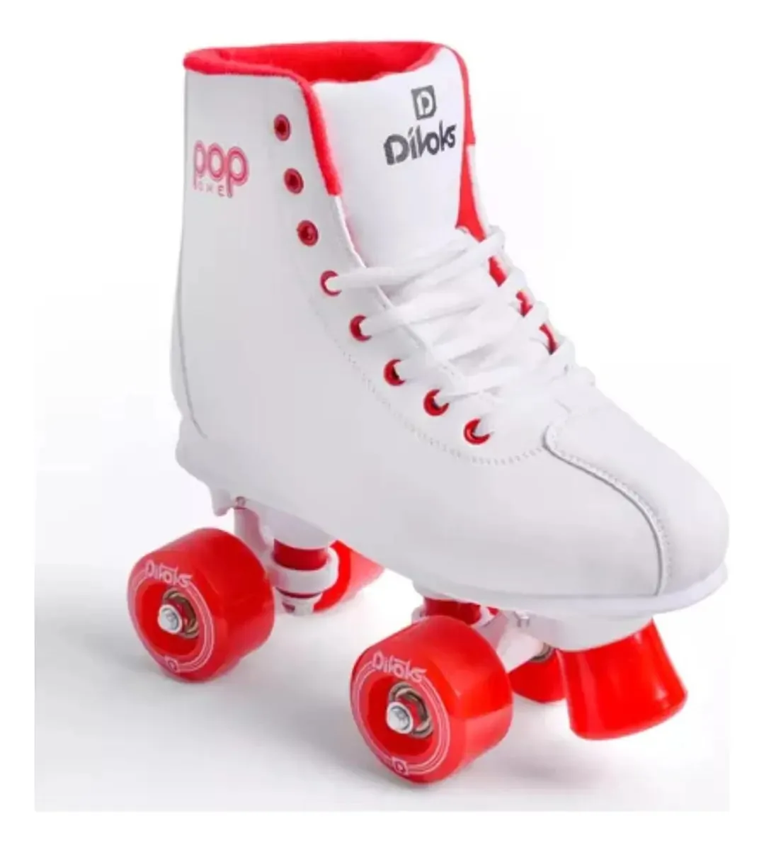 Patins Quad Infantil Divoks Pop One Girl Tamanho Dos Patins 31 Br / 32 Br