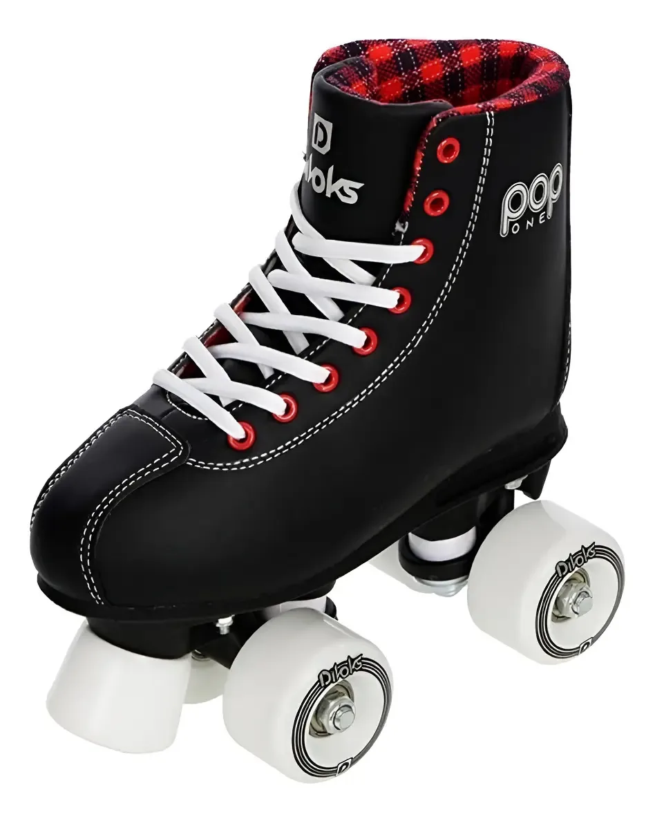 Patins 4 Rodas Divoks One para Adultos 27/28 Preto