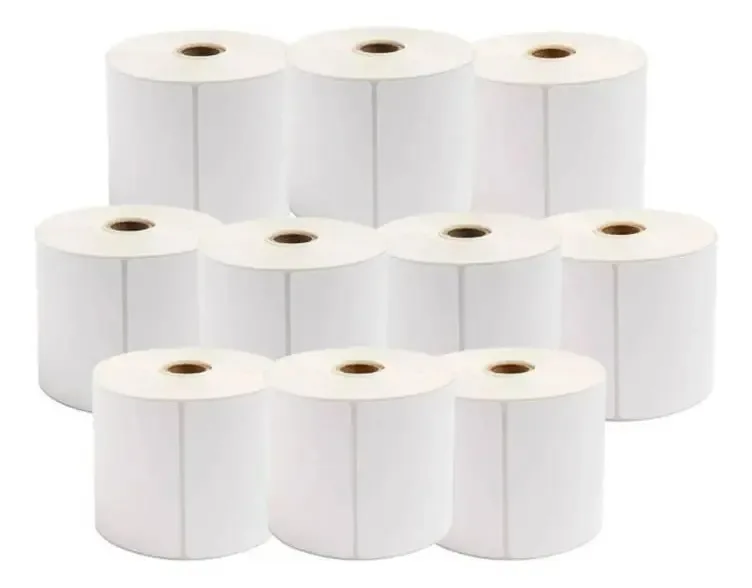 Etiqueta 60x40 Térmica - 10 Rolos - 20 Metros