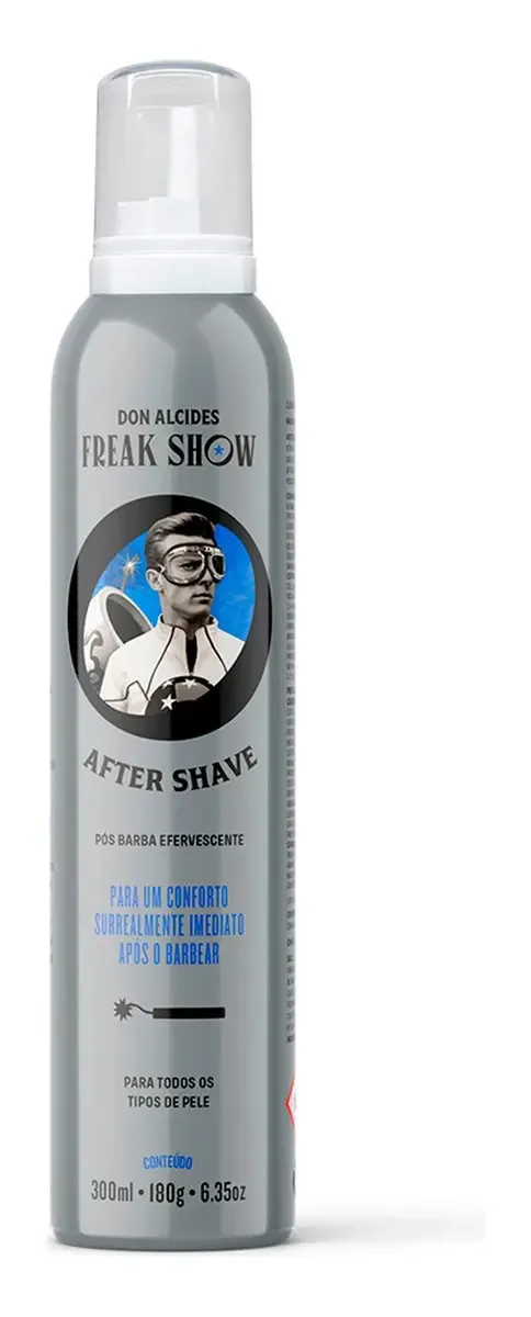 Pós Barba Efervescente 300ml Freak Show Don Alcides
