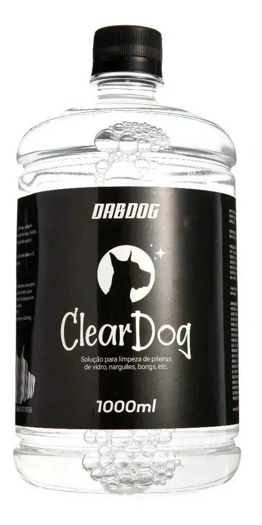 Solução Limpadora 1L Dabdog ClearDog Acessórios Vidro Metal