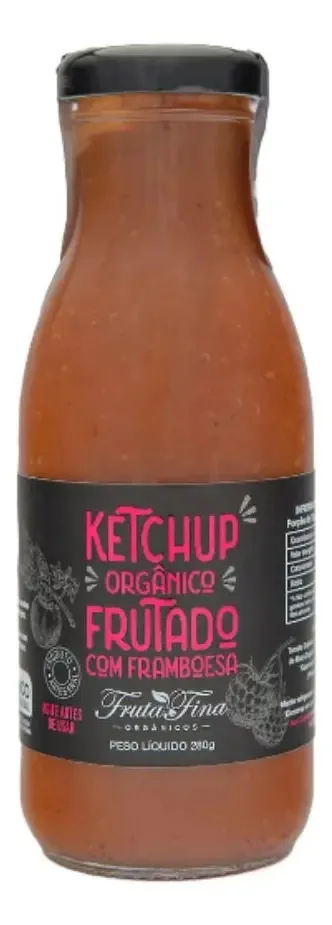 Ketchup Frutado Com Framboesa Levemente Picante
