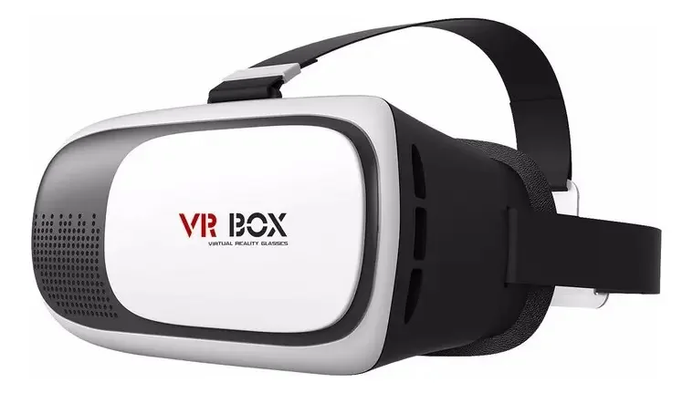 Óculos Realidade Virtual 3D VR Box Com Controle Remoto Para Celular
