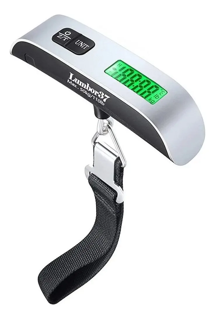 Balanças Para Malas, Balança Digital Para Bagagem Pendurada De Alta Precisão 110 Lb / 50 Kg Com Tela Retroiluminada, Balança De Peso Ultraportátil Para Viagem Com Baterias