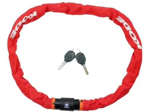 Corrente Cadeado Bicicleta Kode Super Reforçado Com Chaves