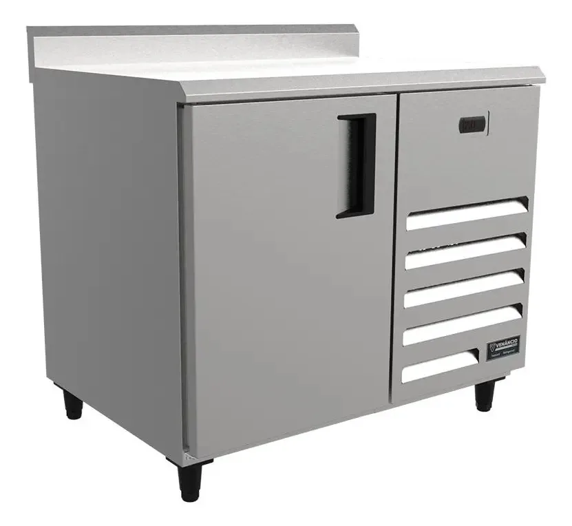 Balcão De Encosto Refrigerado Venâncio 1m Liso Esp