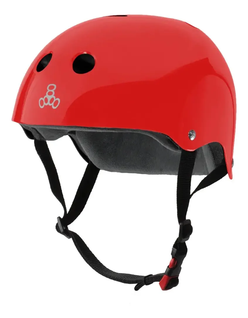Capacetes certificados Sweatsaver, cor: vermelho, brilhante, tamanho L/xl