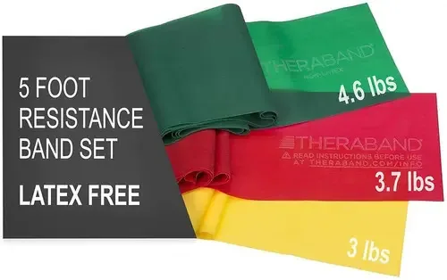 Theraband - Conjunto de faixas de resistência, faixa elástica