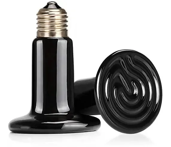 Refletor de aquecedor de cerâmica para répteis, roedores e ouriços 200w