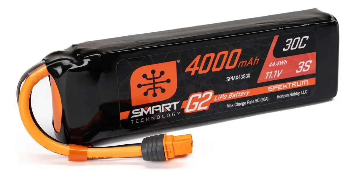 Bateria Lipo 30c Ic3 de 11,1 v 4000 mah 3s