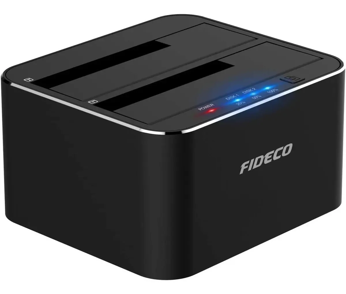 Estação de ancoragem de disco rígido de clonagem offline Fideco 2.5/3.5