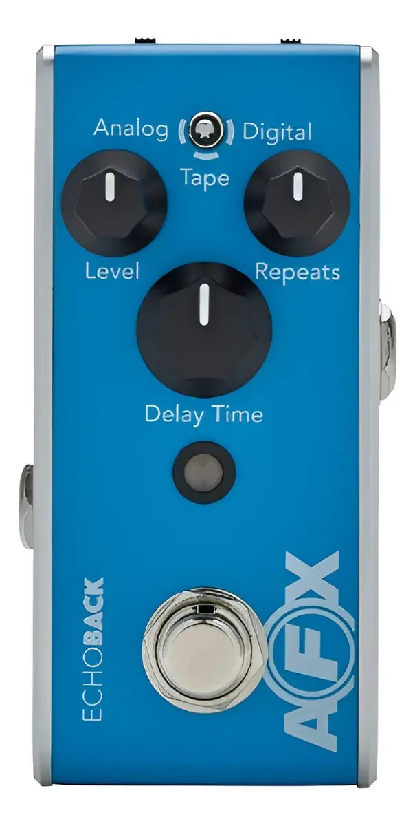 Pedal Fishman PRO-AFX-DL2 Delay Guitarra Acústica Análogo 3 Efeitos 9V Azul