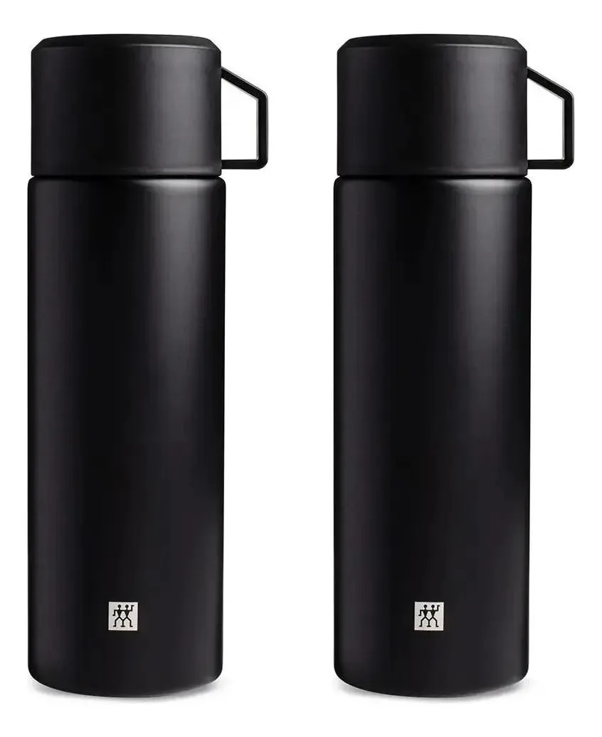 Kit 2 Garrafas Térmicas 1l Preto Zwilling Thermo