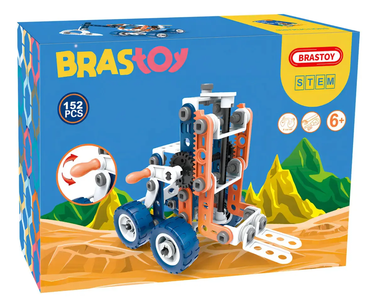 Camewin Blocos De Construção Conjunto Montar Brinquedos Infantil De Engenharia 152 Peças