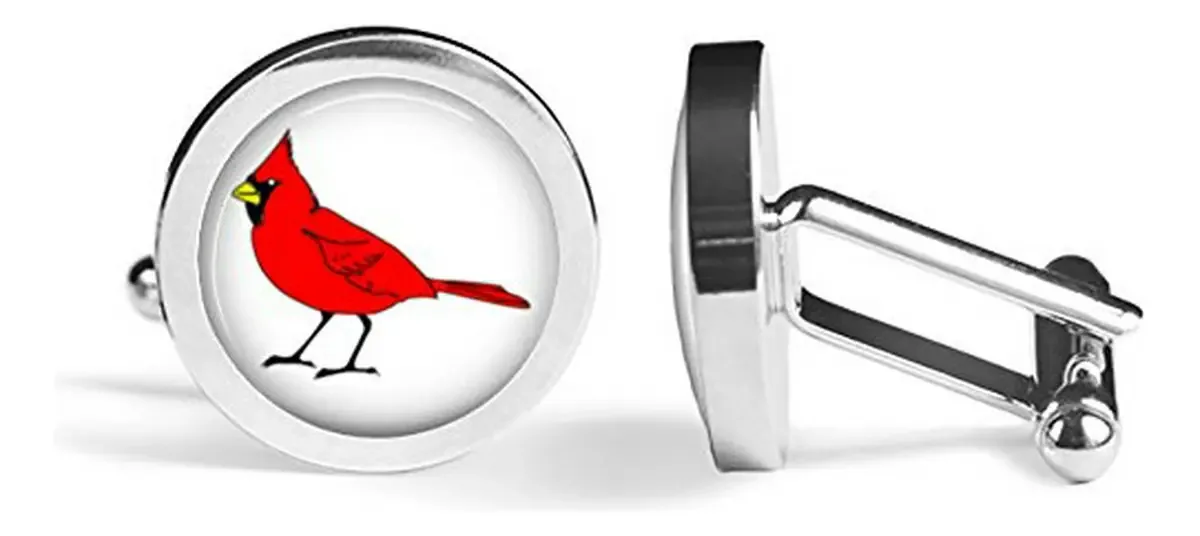Abotoaduras Oakmont Cardenal Custom Silver Abotoaduras masculinas