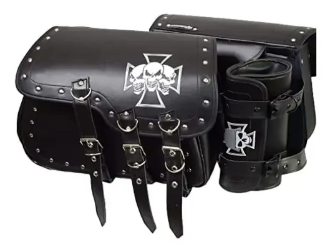 Alforjes reforçados com metal Cruzskull3 Color Model