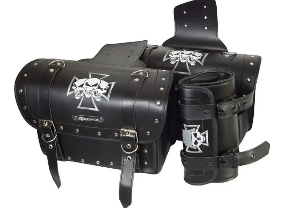 Alforjes para motocicletas S + Box 35x25x15. 24 Lts Lk Color Cruzskull3