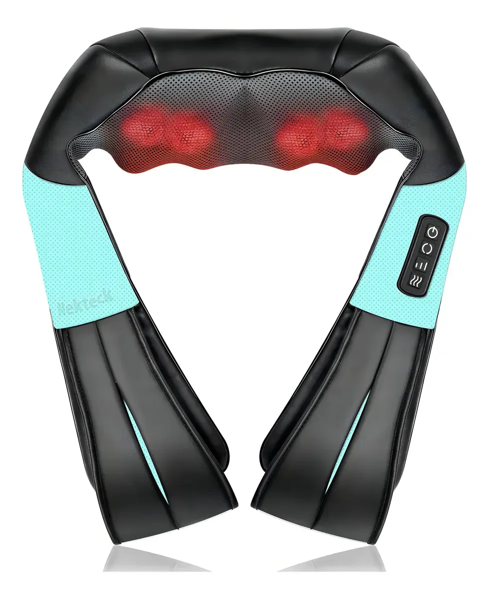 Massageador Nekteck Shiatsu Para Pescoço E Costas Com Calor