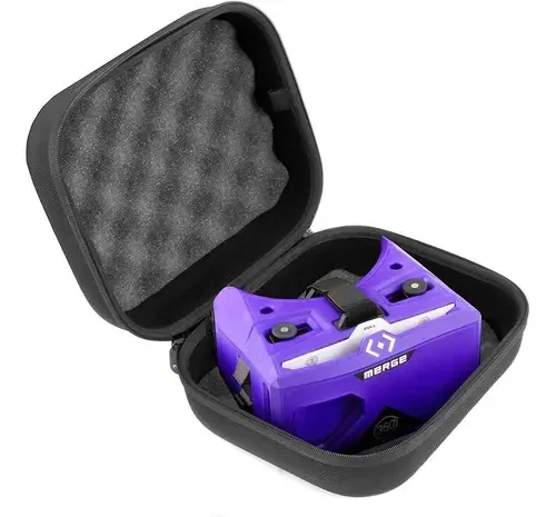A capa de fone de ouvido de realidade virtual Casematix serve para Merge Vr He