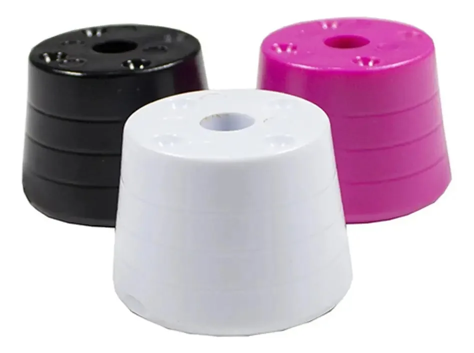 Pacote de reposição de freio Patin Hook Artistic Quad Pw-172 para 2 cores pretas