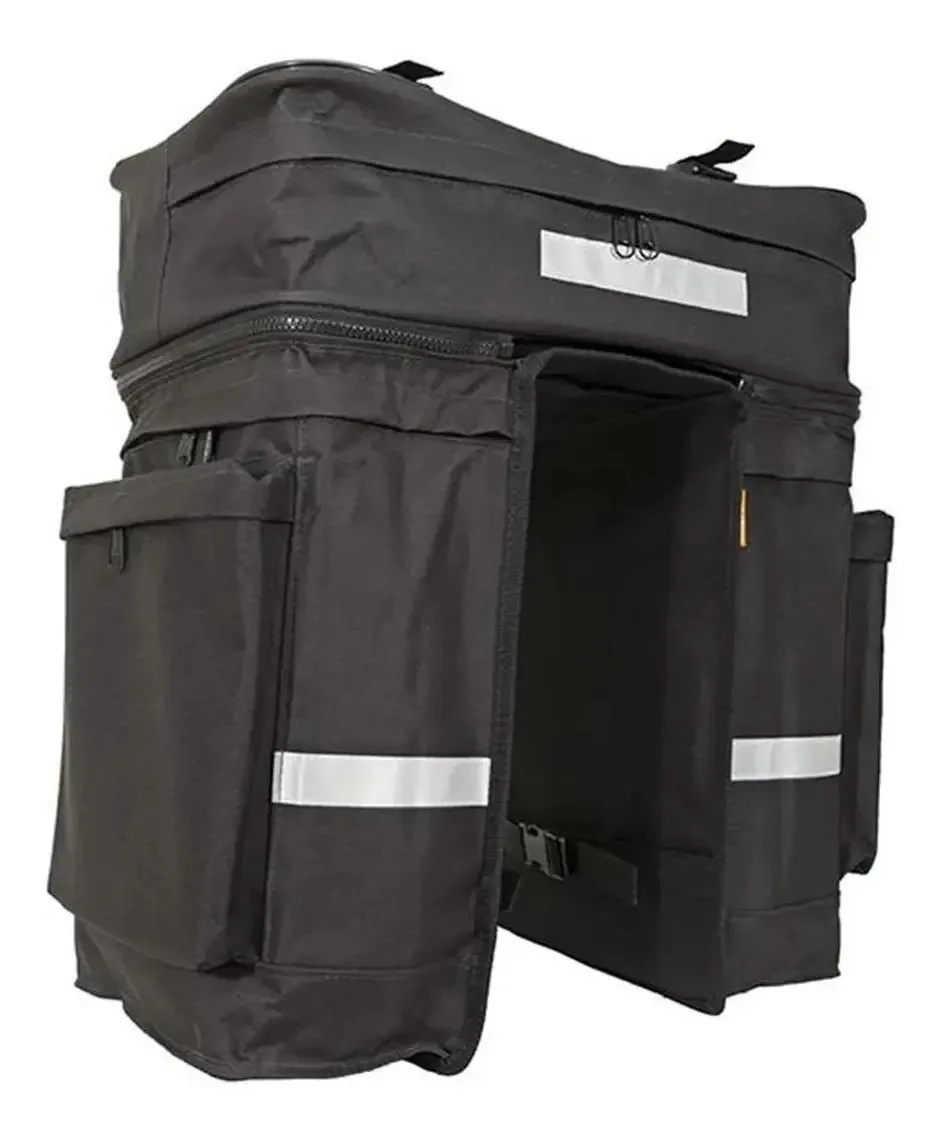 Alforje triplo para bicicleta removível Travesia 60 L