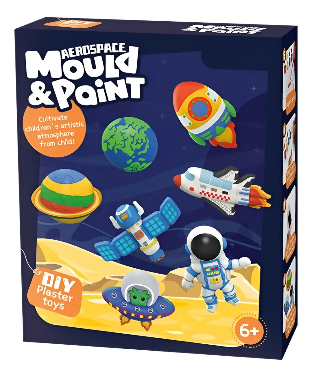Kit de moldes e pintura DIY para espaço de artesanato criativo