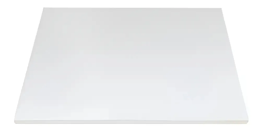 Tampo De Mesa Mdf Branco Quadrado 80cm X 15mm